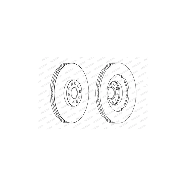 Гальмівний диск FERODO DDF1504C-1 - изображение 1