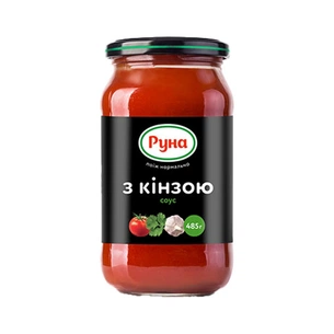 Соус Руна З кінзою стерилізований 485 г (4820267040306) зображення 1