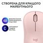 Мишка Logitech M240 Silent Bluetooth Rose (910-007121) - зменшене зображення 9