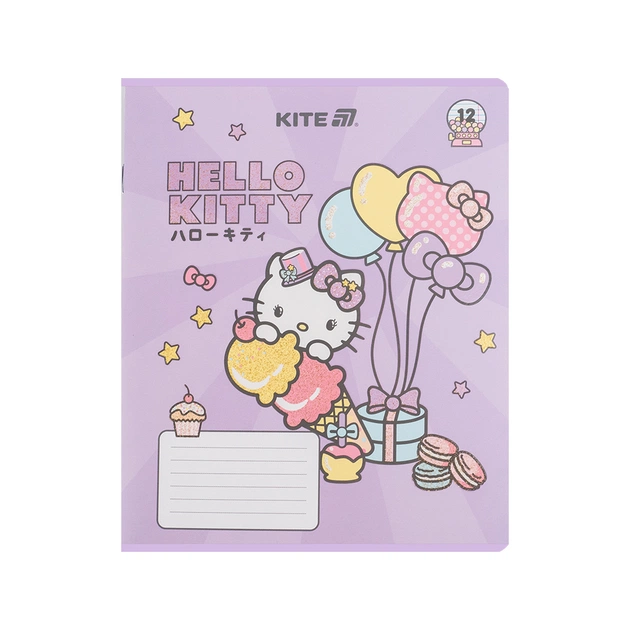 Зошит Kite Hello Kitty, 12 аркушів, лінія (HK25-234-1) - picture 4