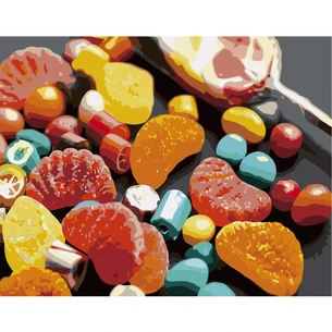 Картина по номерам Strateg Карамельки 40х50 см (VA-2678) зображення 1