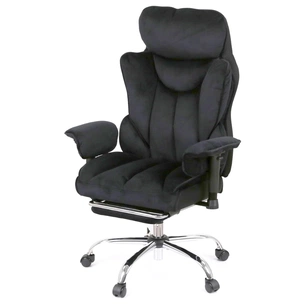 Офисное кресло Аклас Бамбетель RL 10093H (Бархат Черный) (00158596) изображение 1