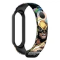 Ремінець до фітнес браслета Armorstandart Superhero для Xiaomi Mi Band 7/6/5 Wolverine comix Black (ARM59265) - зменшене зображення 1