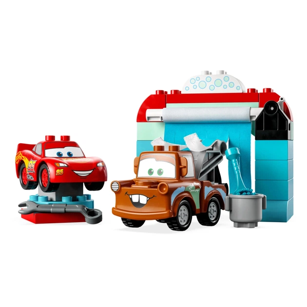 Конструктор LEGO DUPLO Disney Розваги Блискавки МакКвіна й Сирника на автомийці 29 деталей (10996-) - зображення 1