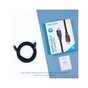 Кабель мультимедійний HDMI M to HDMI M 1.0m 8K cotton braided black VENTION (AAUBF) - preview 10