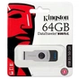USB флеш накопичувач Kingston 64GB DT SWIVL Metal USB 3.0 (DTSWIVL/64GB) - уменьшенное изображение 3