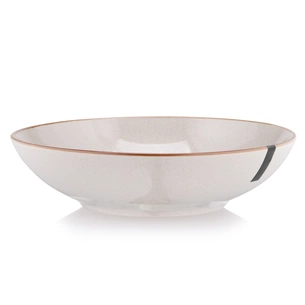 Тарілка Ardesto Apulia, 820мл, 20.8см, кераміка, сірий (AR2921AG) зображення 1