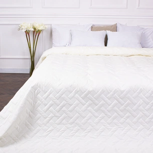 Покривало MirSon Deep Line №7060 Egret 150х210 (2200005621646) зображення 1