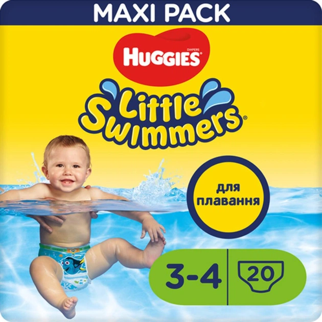 Підгузки Huggies Little Swimmers 3-4 20 шт (5029053535852) - изображение 1