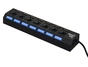 Концентратор USB 2.0 1stCharge 7хUSB2.0 Black (HUB1ST20702) - уменьшенное изображение 1