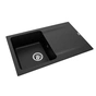Мийка кухонна GRANADO VIGO black shine (gr1401) - зменшене зображення 2