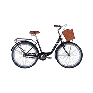 Велосипед Dorozhnik LUX 26" 17" ST 2024 Чорний (OPS-D-26-240) зображення 1