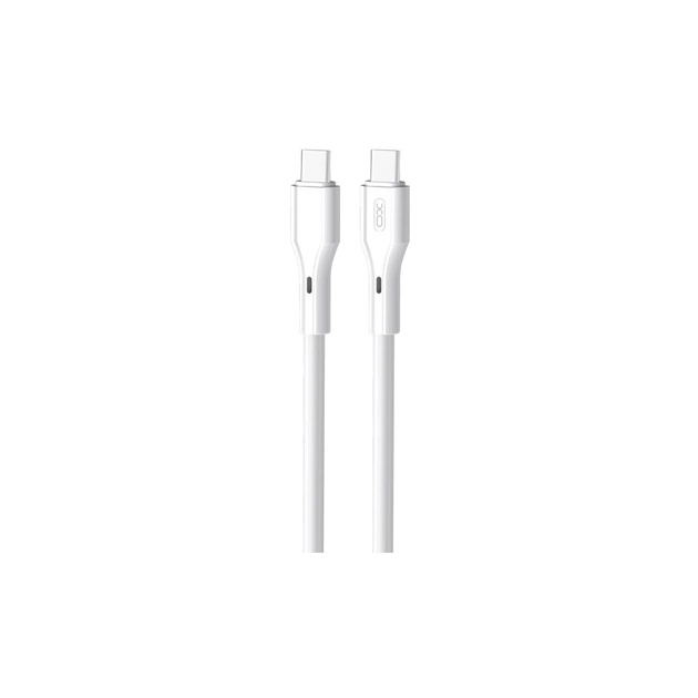 Дата кабель USB-C to USB-C 1.0m 60W Rock XO (NBQ231B_White) - изображение 1