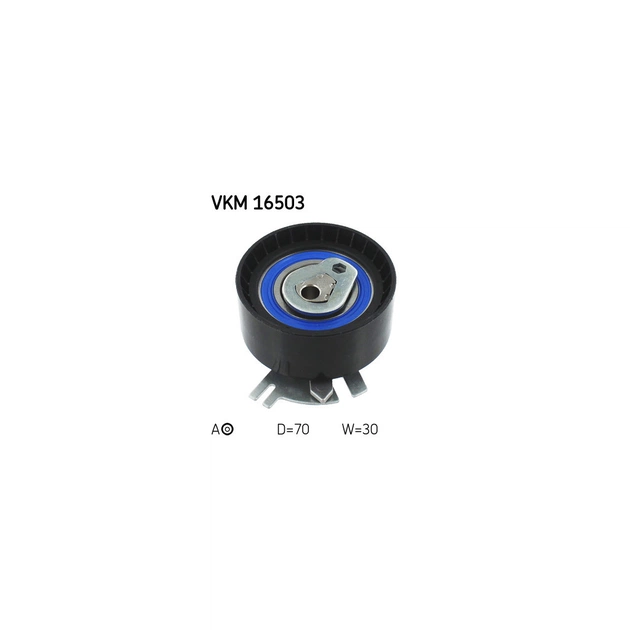 Ролик натягувача ременя SKF VKM 16503 - зображення 1