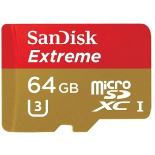 Карта пам'яті SanDisk 64GB microSDXC Extreme Class 10 UHS-I U3 (SDSQXNE-064G-GN6MA / SDSQXNE-064G-GN6АA) зображення 1