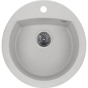 Мийка кухонна GRANADO RONDA gris з сифоном (470*490mm.) (gr2208) зображення 1