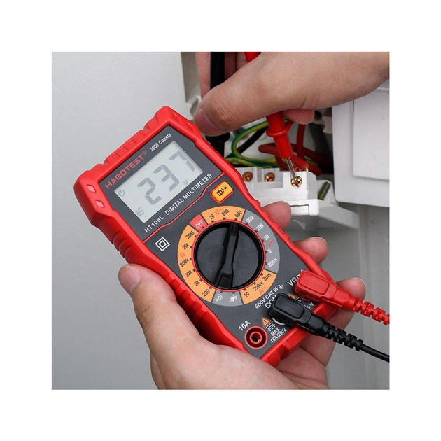 Цифровий мультиметр Habotest HT108L DC600V/10A, AC600V (HT108L) - picture 4