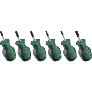 Набір викруток Bosch 6шт, PH, PZ, TX, SL, сталь CrV (1.600.A03.2UK) зображення 1