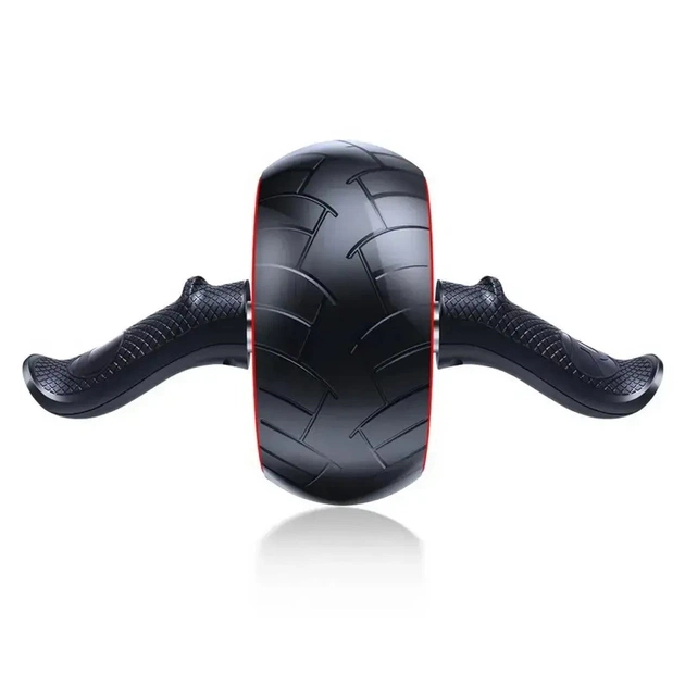 Ролик для преса PowerPlay зі зворотним механізмом AB Wheel Pro Чорно-червоний (PP_4326_Black/Red) - picture 2