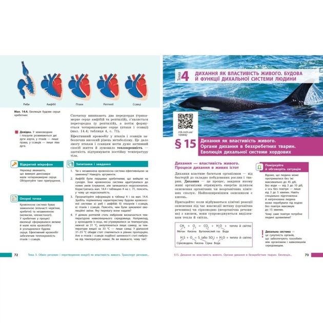Підручник НУШ Біологія. 8 клас - О.В. Тагліна, А.М. Самойлов, О.М. Утєвська, Л.В. Довгаль Ранок (9786170995896) - зображення 7