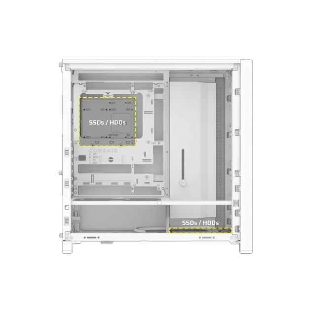 Корпус для ПК Corsair FRAME 4000D RS White (CC-9011313-WW) - picture 5