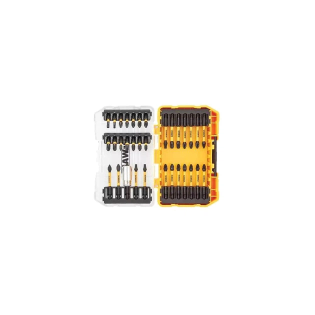 Набір біт DeWALT EXTREME FLEXTORQ, Phillips, Pozidriv, Torx, Pz2, L = 25, 57 мм, 34 шт, кейс (DT70746T) - зображення 1