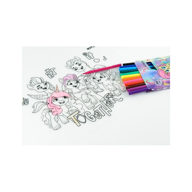 Підкладка настільна Kite силіконова розмальовка My Little Pony, 30х40см (LP22-424) - picture 8
