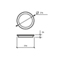 Світильник Eurolamp Downlight NEW 24W 2150Lm 4000K (LED-DLR-24/4(new)) - зменшене зображення 3