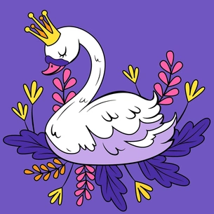 Картина по номерам Santi Царівна Лебідь 25*25 см (954599) зображення 1