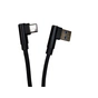 Дата кабель USB 2.0 AM to USB-C 1.0m 2.4A 90° corner black XoKo (XK-CTC-001-BK) - уменьшенное изображение 1