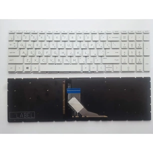 Клавіатура ноутбука HP Pavilion SleekBook 15-DA 250 G7, 255 G7 Series белая с подсв (A46146) зображення 1