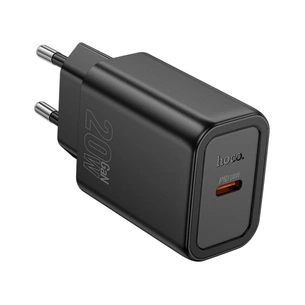 Зарядний пристрій HOCO N60 Gentle USB-C PD20W Black (6942007644174) зображення 1