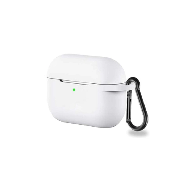 Чохол для навушників BeCover Silicon для Apple AirPods Pro White (704491) - зображення 1
