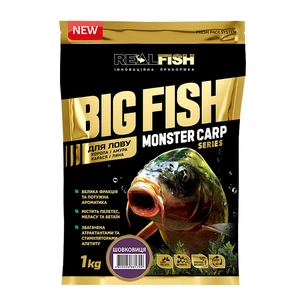 Прикормка Real Fish Big Fish Monster Carp Шовковиця 1kg (809.00.19) зображення 1