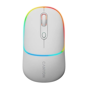 Мишка Canyon MW-22 Dual Band RGB Wireless Snow White (CNS-CMSW22SW) зображення 1