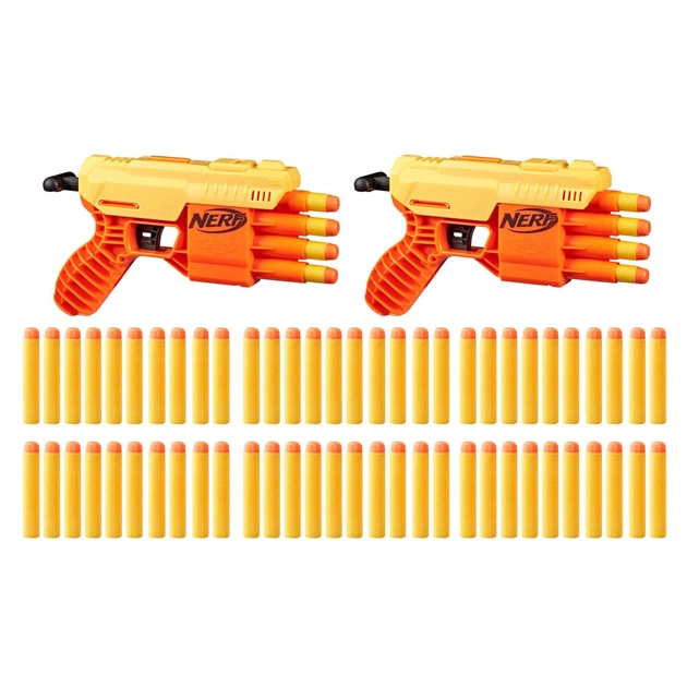 Іграшкова зброя Hasbro Nerf Alpha Strike Fang QS-4 (2 бластери, 68 стріл) (E8314) - изображение 1