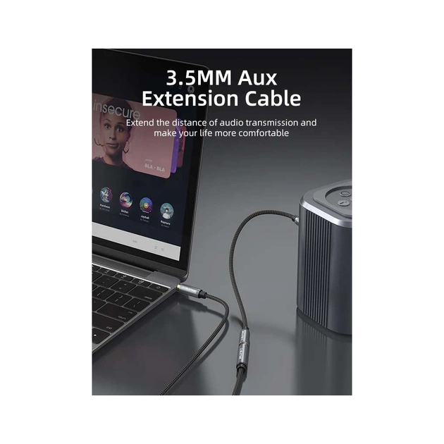 Кабель мультимедійний 3.5mm M to 3.5mm F 3.0m Cabletime (CA915255) - picture 4