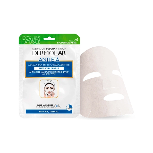 Маска для обличчя Dermolab Replumping Effect Mask Тканинна (8009518295276) - picture 3