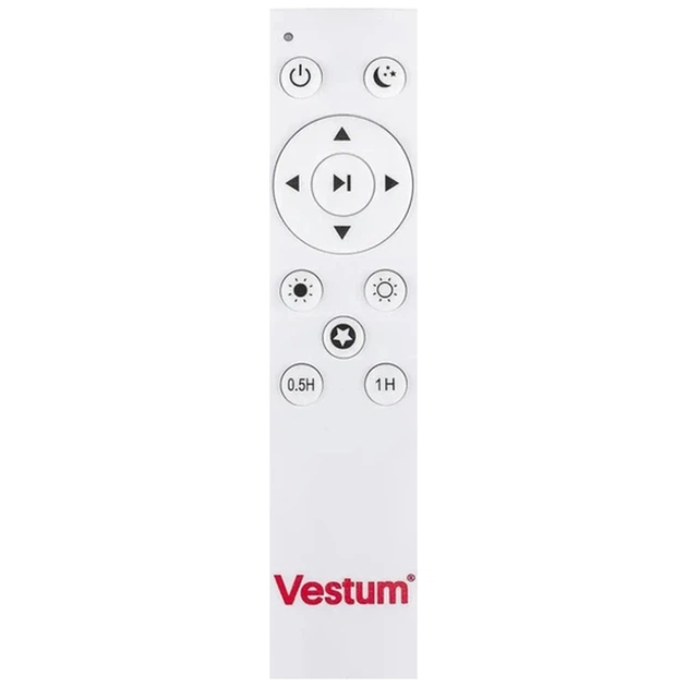 Светильник Vestum GRILL матовий 72W 3000К- 6500K 5600Lm з пультом чорний (VS-81019) - изображение 3