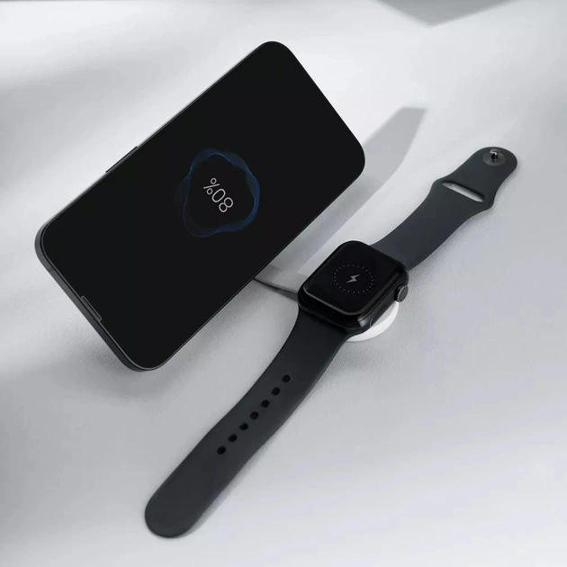 Бездротовий зарядний пристрій Proove Knocker 2 in 1 Qi2 15W White (WSPK15012002) - picture 4