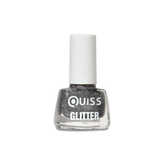 Лак для нігтів Quiss Glitter 08 (4823082014484) - изображение 1