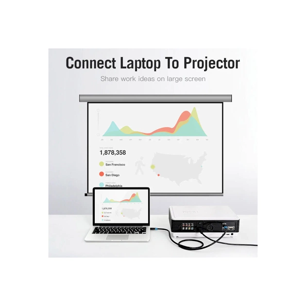 Кабель мультимедійний HDMI M to HDMI M 5.0m V2.0 4K60Hz Vention (AACBJ) - picture 7