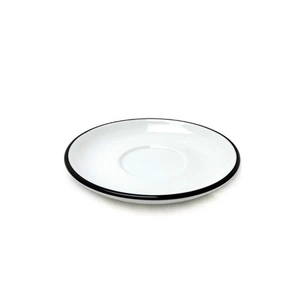 Блюдце Ancap серія Verona Colored Rims 14,5 см Pennellessa Black rims для серій "Verona (37254) зображення 1