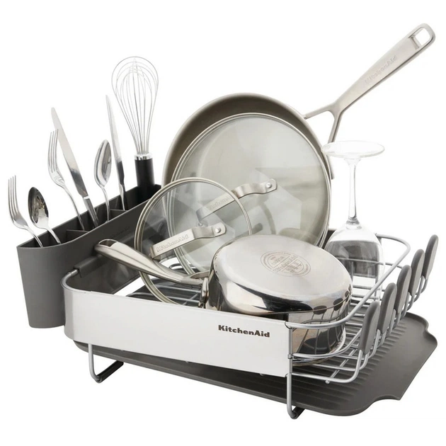 Сушарка для посуду KitchenAid Sinkware 41 x 33 x 17 см сірий (KEG895BXCGA) - picture 3