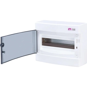 Распределительный щит ETI ECT 12PT (12 модулей прозрачная дверца) (1101001) изображение 1