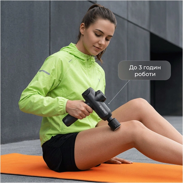 Перкусійний масажер RENPHO Power Thermacool Massage Gun (R-C001SH-BK) - зображення 1