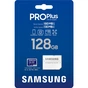 Карта пам'яті Samsung 128 GB microSDXC Pro Plus UHS-I U3 V30 A2 Class 10 + SD-adapter (MB-MD128SA/EU) - зменшене зображення 3