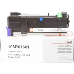 Тонер-картридж BASF Xerox Ph 6500/WC6505 Cyan 106R01601 (KT-106R01601) зображення 1