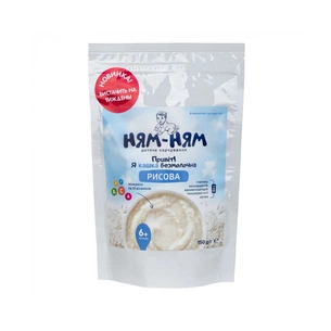 Дитяча каша Ням-ням рисова 150 г (4820001520668) зображення 1