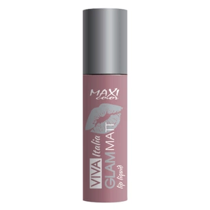 Помада для губ Maxi Color Viva Italia Glam Matt Lip Liquid 01 (4823097114681) изображение 1